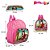 Kit Mochila Escolar Creche Masha E O Urso Menina Rosa Costa - Imagem 3