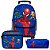 Mochila Escolar Homem Aranha Rodinha Kit Lancheira+Estojo - Imagem 1