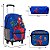 Mochila Escolar Homem Aranha Rodinha Kit Lancheira+Estojo - Imagem 3