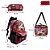 Mochila Escolar Bolsa da Minnie Mouse Costa Lancheira+Estojo - Imagem 4