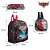 Kit Mochila Escolar Pequena Carros McQueen Disney Costa - Imagem 3