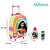 Kit Mochila Infantil Escolar Moana Mar de Aventuras Rodinha - Imagem 3