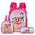 Mochila Escolar Princesas Menina Costas Kit Lancheira+Estojo - Imagem 1