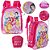 Mochila Escolar Princesas Menina Costas Kit Lancheira+Estojo - Imagem 2