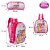 Mochila Escolar Princesas Menina Costas Kit Lancheira+Estojo - Imagem 3