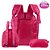 Mochila Escolar Princesas Menina Costas Kit Lancheira+Estojo - Imagem 7