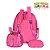 Kit Mochila Infantil Escolar Baby Shark De Costas - Imagem 4