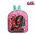 Kit Mochila Escolar Pequena LOL Menina Rosa Mini Costa - Imagem 4