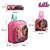 Kit Mochila Escolar Pequena LOL Menina Rosa Mini Costa - Imagem 3