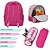 Mochila Escola Infantil Minnie Mouse Disney Lancheira+Estojo - Imagem 6