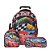 Mochila Escolar Carros Disney Rodinha Kit Lancheira+Estojo - Imagem 1