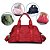 Mala Vermelha Bolsa de Mao Feminina Fitness Academia Viagem - Imagem 6