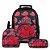 Mochila Escolar Naruto Akatsuki Rodinha Kit Lancheira+Estojo - Imagem 1