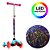 Patinete Vingadores Azul de 3 Rodas com Led - Imagem 1