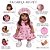 Boneca Realista Bebê Reborn Com Roupa de Fada Madrinha - Imagem 6