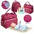 Kit Bolsa Maternidade Grande Bebê Natura Impermeável Pink - Imagem 7