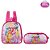 Mochila Escolar Princesas Bolsa Rodinha Kit Lancheira+Estojo - Imagem 5