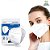 Máscara Descartável Branca KN95 PFF2 WWDoll 5 Camadas Anvisa - Imagem 1
