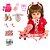 Boneca Bebe Reborn Silicone Girafinha Menina 48cm Realista - Imagem 1