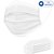 100 Máscaras Cirúrgicas Infantis Branca Descartável Tripla C - Imagem 4