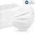 100 Máscaras Cirúrgicas Infantis Branca Descartável Tripla C - Imagem 3