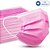 100 Máscaras Cirúrgicas Infantis Rosa Descartável Tripla Cam - Imagem 3