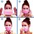 100 Máscaras Cirúrgicas Infantis Rosa Descartável Tripla Cam - Imagem 9