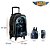 Kit Mochila Escolar Infantil DC Batman Bolsa Herói C Rodinha - Imagem 3