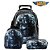 Kit Mochila Escolar Infantil DC Batman Bolsa Herói C Rodinha - Imagem 1