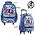 Mochila Escolar Capitão América Rodinhas Lancheira+Estojo - Imagem 2