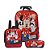 Mochila Escola Grande Minnie Disney Rodinha Lancheira+Estojo - Imagem 1