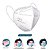 50 Máscaras Descartáveis Branca KN95 WWDoll 5 Camadas Anvisa - Imagem 2