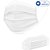 50 Máscaras Cirúrgicas Infantis Branca Descartável Tripla Ca - Imagem 4