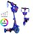 Brinquedo Patinete Infantil Homem Aranha 3 Rodas Com Luz. - Imagem 1