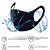 Máscaras Não Descartáveis Neoprene Azul Marinho Unissex 3un - Imagem 5
