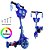 Brinquedo Patinete Infantil PJ Mask 3 Rodas Com Luz E Som. - Imagem 1