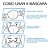 Pacote de 50 Máscaras Descartáveis KN95 PFF2 Preto Com Clipe - Imagem 6