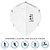 Kit 5 Máscaras 3M 9920H Descartáveis para Proteção - Imagem 2
