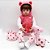 Boneca Realista Bebê Reborn Menina 3/4 Silicone 48 cm + Gira - Imagem 4