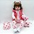Boneca Realista Bebê Reborn Menina 3/4 Silicone 48 cm + Gira - Imagem 2