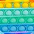 Brinquedo Sensorial Pop It Tirar Estresse Colorido Coração - Imagem 2
