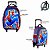 Kit Mochila Escolar Infantil Homem Aranha Marvel de Rodinhas - Imagem 2