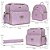 Mochila Maternidade Menina Rosa Funcional Porta Enxoval - Imagem 5