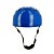 Equipamento De Proteção Capacete De Plástico Azul Ajustável - Imagem 4