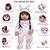 Boneca Bebe Reborn Sonho de Amor Silicone e Enxoval Luxo - Imagem 6