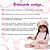 Boneca Bebê Silicone Cabelos Castanhos Roupa Salmão + Itens - Imagem 7