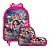 Mochila Feminina de Rodinhas Estojo e Lancheira Encanto - Imagem 1