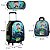 Kit Mochila Masculina Escola Ben 10 de Rodinhas e Lancheira - Imagem 3