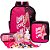Kit Mochila Feminina de Costas Barbie Rosa com Acessórios - Imagem 7