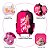 Mochila Feminina Escolar Barbie Rosa de Rodinha + Brindes - Imagem 4